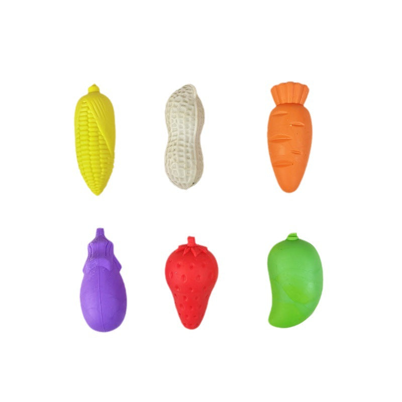 Wholesale Fruit and Vegetable Shaped TPE Erasers